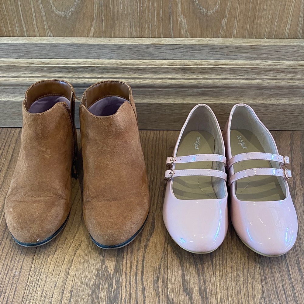 Cat & Jack Boots and Double Strap Dress Shoes